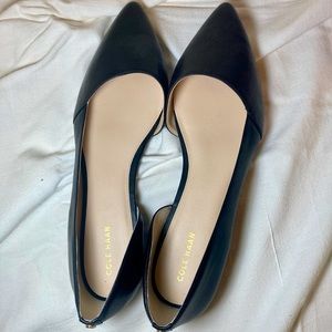 COPY - Black Pointed Cole Haan Flats